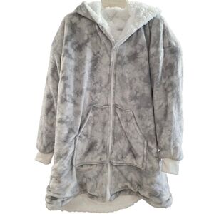 Sherpa Plush Hooded Jacket